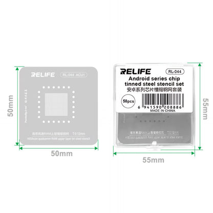BGA šablona Relife RL-044 za Android CPU