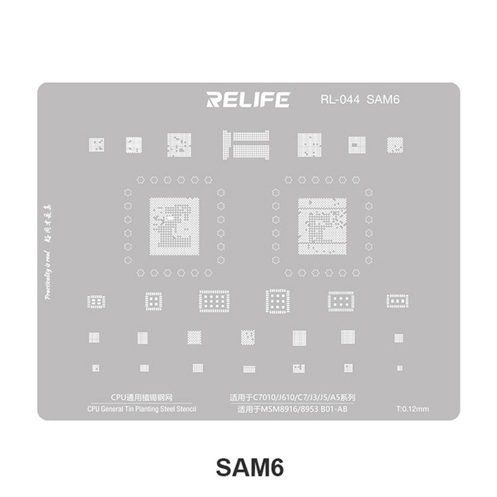 BGA šablona Relife RL-044 V2.0 za CPU Samsung Series