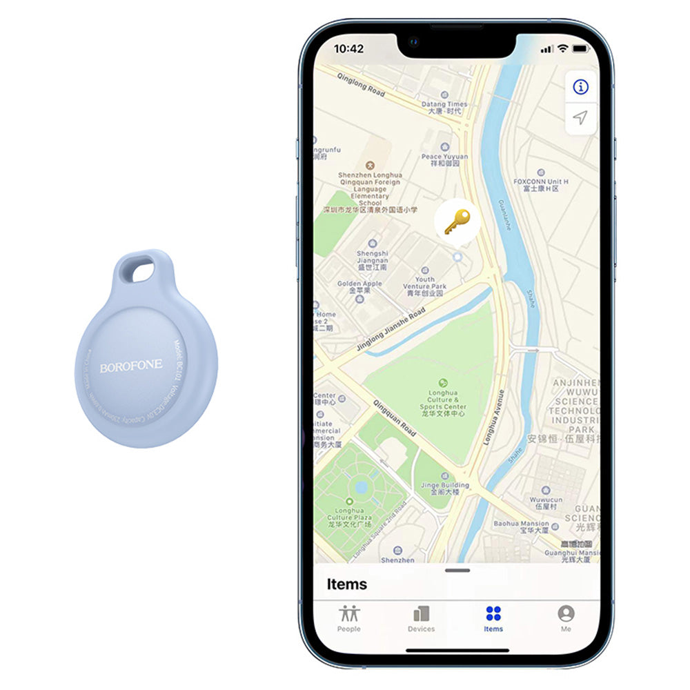SmartTag Borofone BC101 Exquisite za iOS seriju, Crni