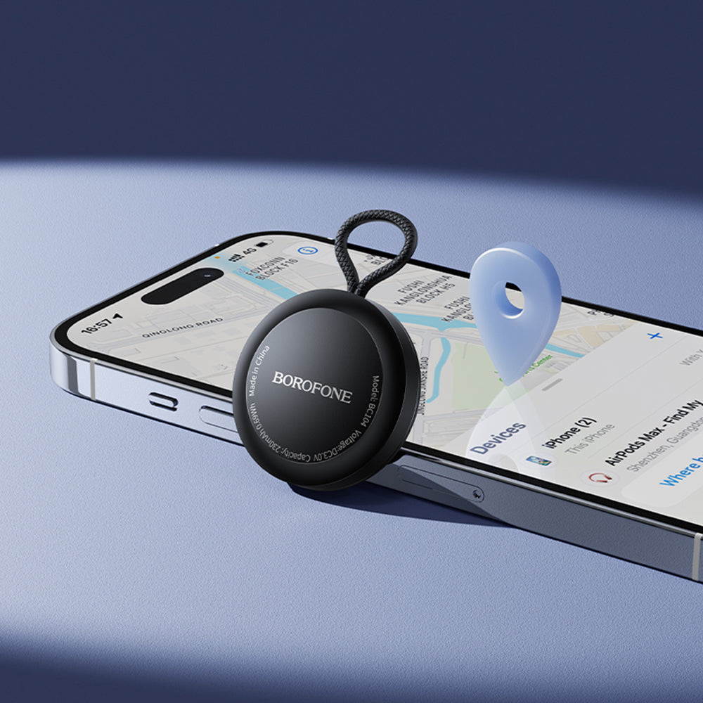 Borofone SmartTag BC104 za iOS Series, Crna
