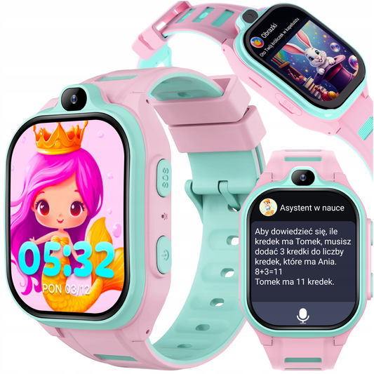 Pametni sat Forever Kids Boost KW-530 Call, Roza