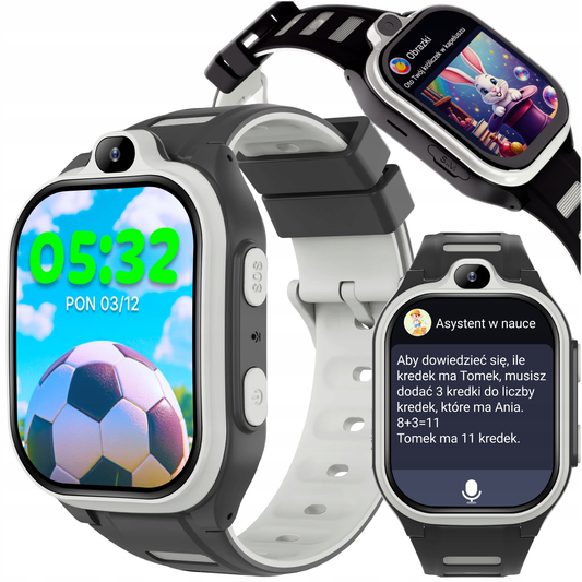 Pametni sat Forever Kids Boost KW-530 Call, Crni