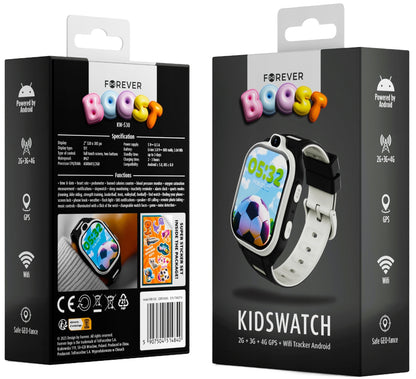 Pametni sat Forever Kids Boost KW-530 Call, Crni