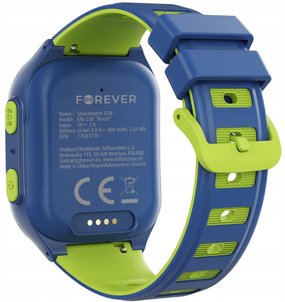 Pametni sat Forever Kids Boost KW-530 Call, Plava