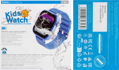 Smartwatch HOCO Y101 Kids Call, Plavi