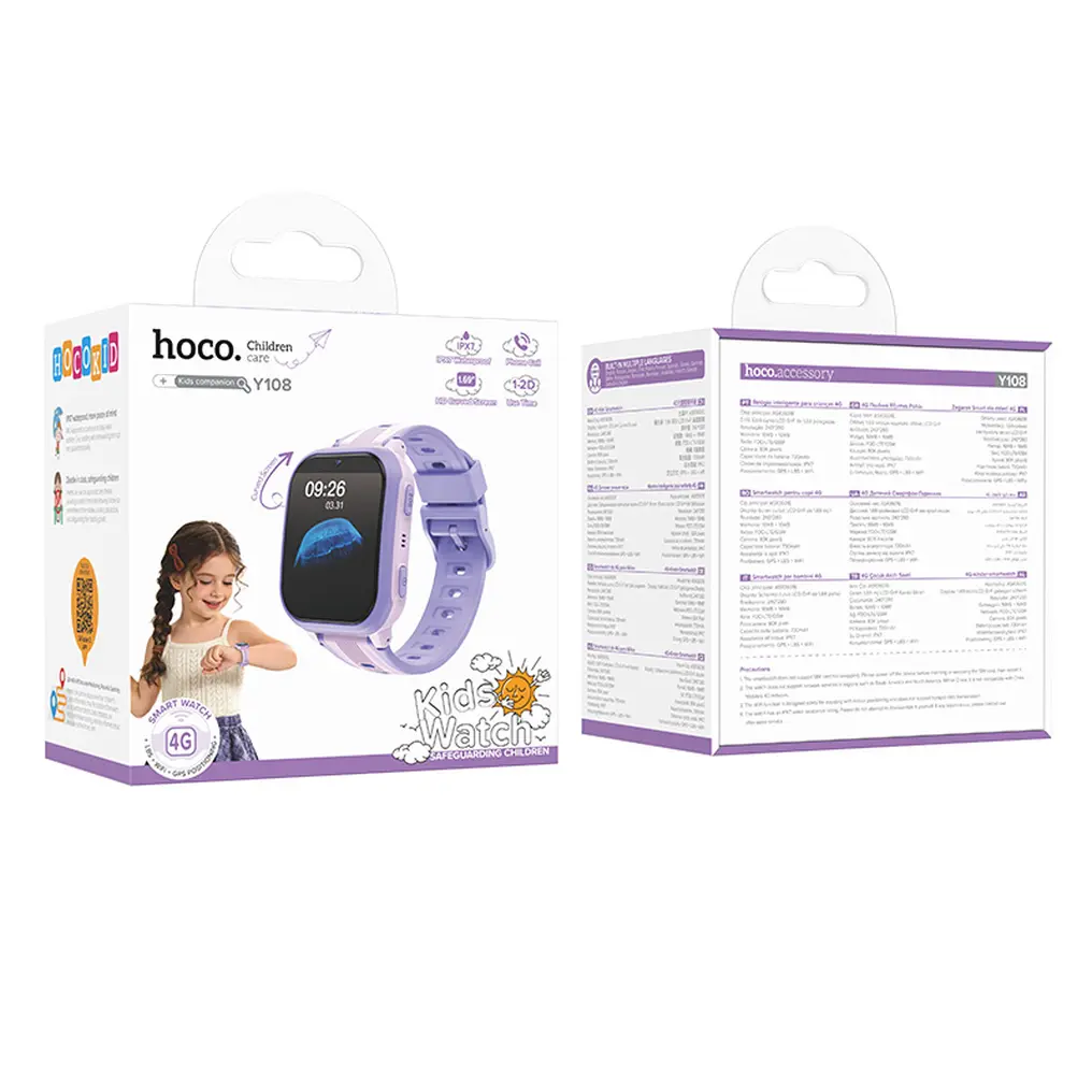 Pametni sat HOCO Y108 Kids Call, Plava