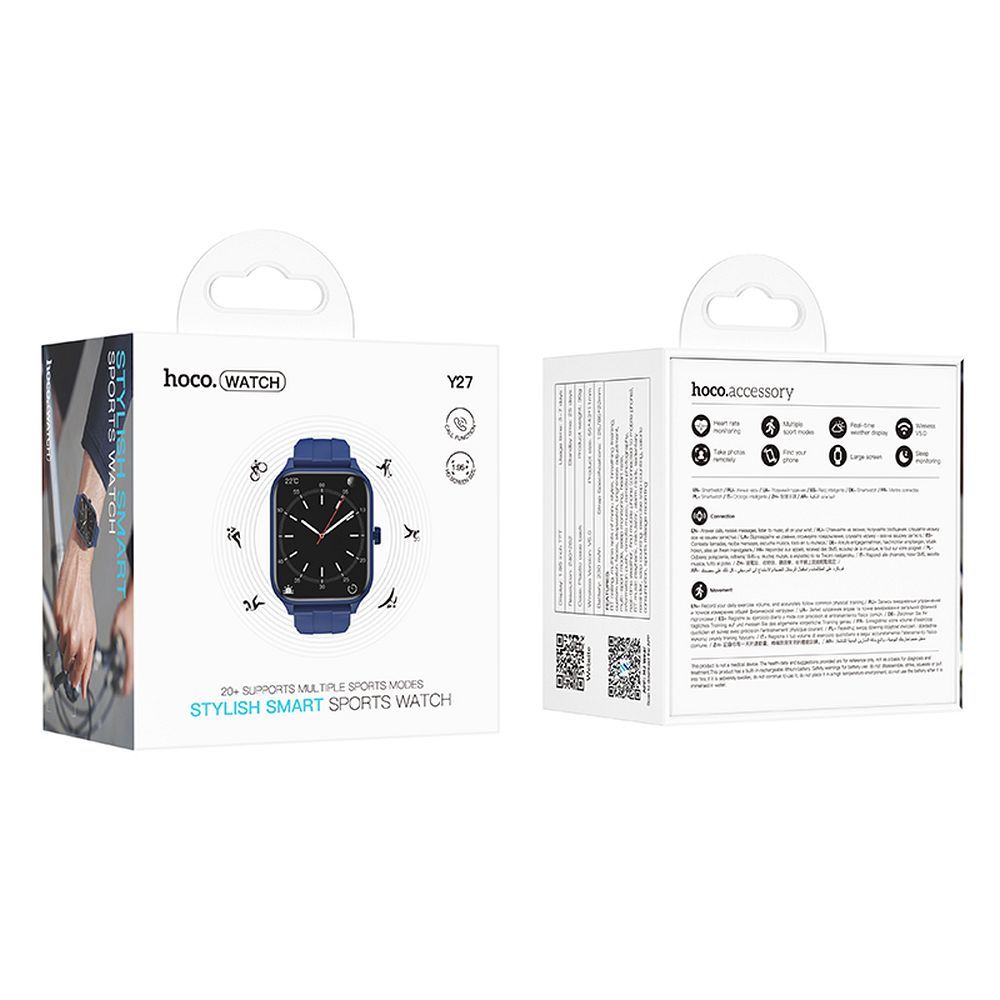 Smartwatch HOCO Y27 Call, Plavi