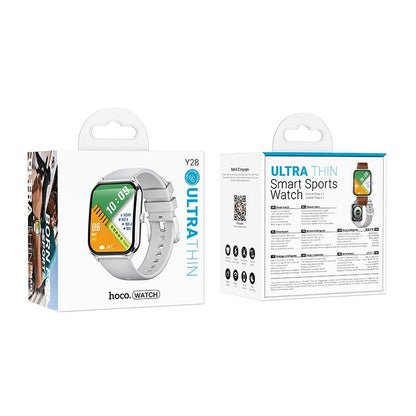Smartwatch HOCO Y28 Call, Srebrni