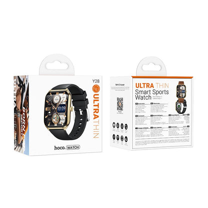 Smartwatch HOCO Y28 Call, Zlatni