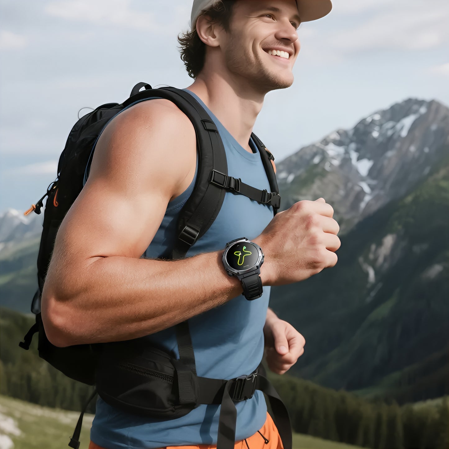 Smartwatch HOCO Y37 Call, Crni
