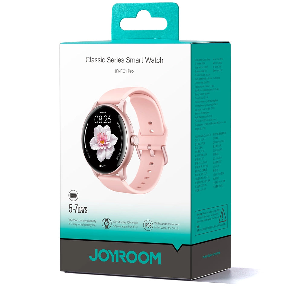 Smartwatch Joyroom JR-FC1 Pro Call, Roza