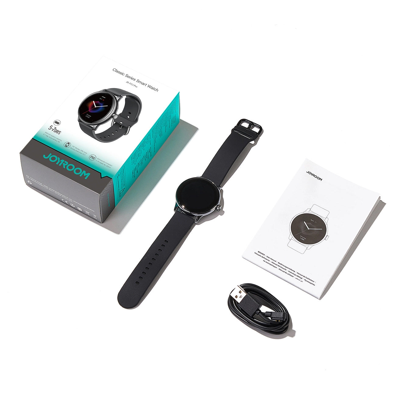 Smartwatch Joyroom JR-FC1 Pro Call, Crni