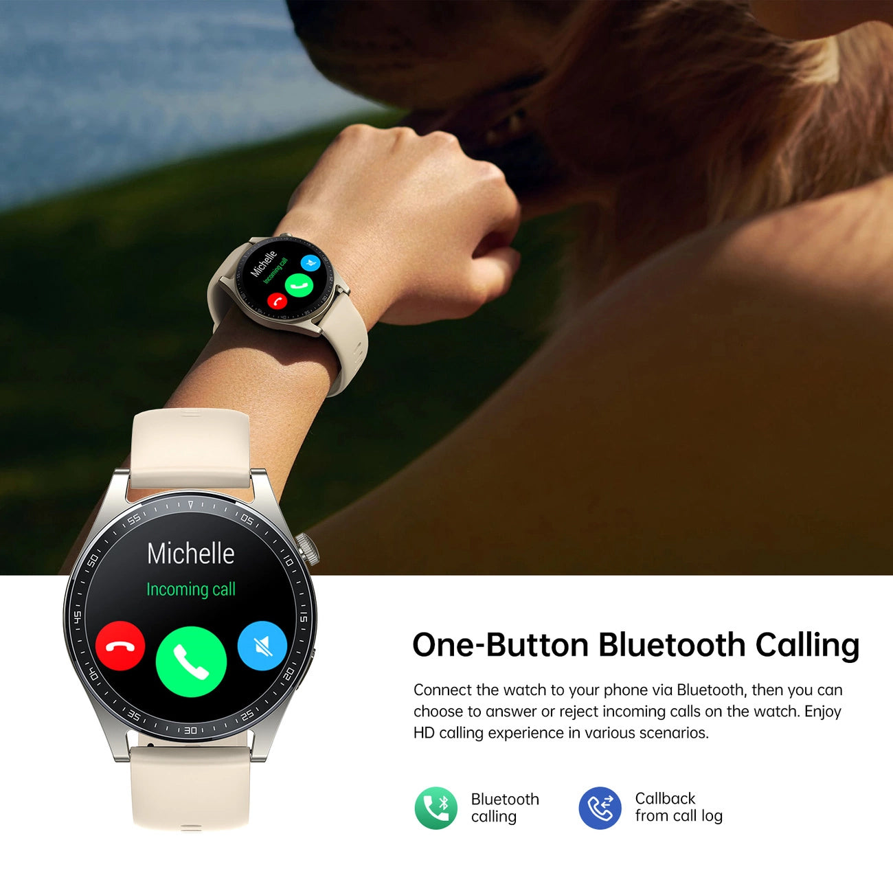Smartwatch Joyroom JR-FC2 Call, Zlatni