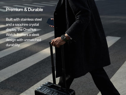 Smartwatch OnePlus Watch 3, 46mm, Crni 5491100340