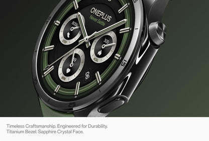 Pametni sat OnePlus Watch 3, 46mm, Zelena, Obnovljeno 5491100341