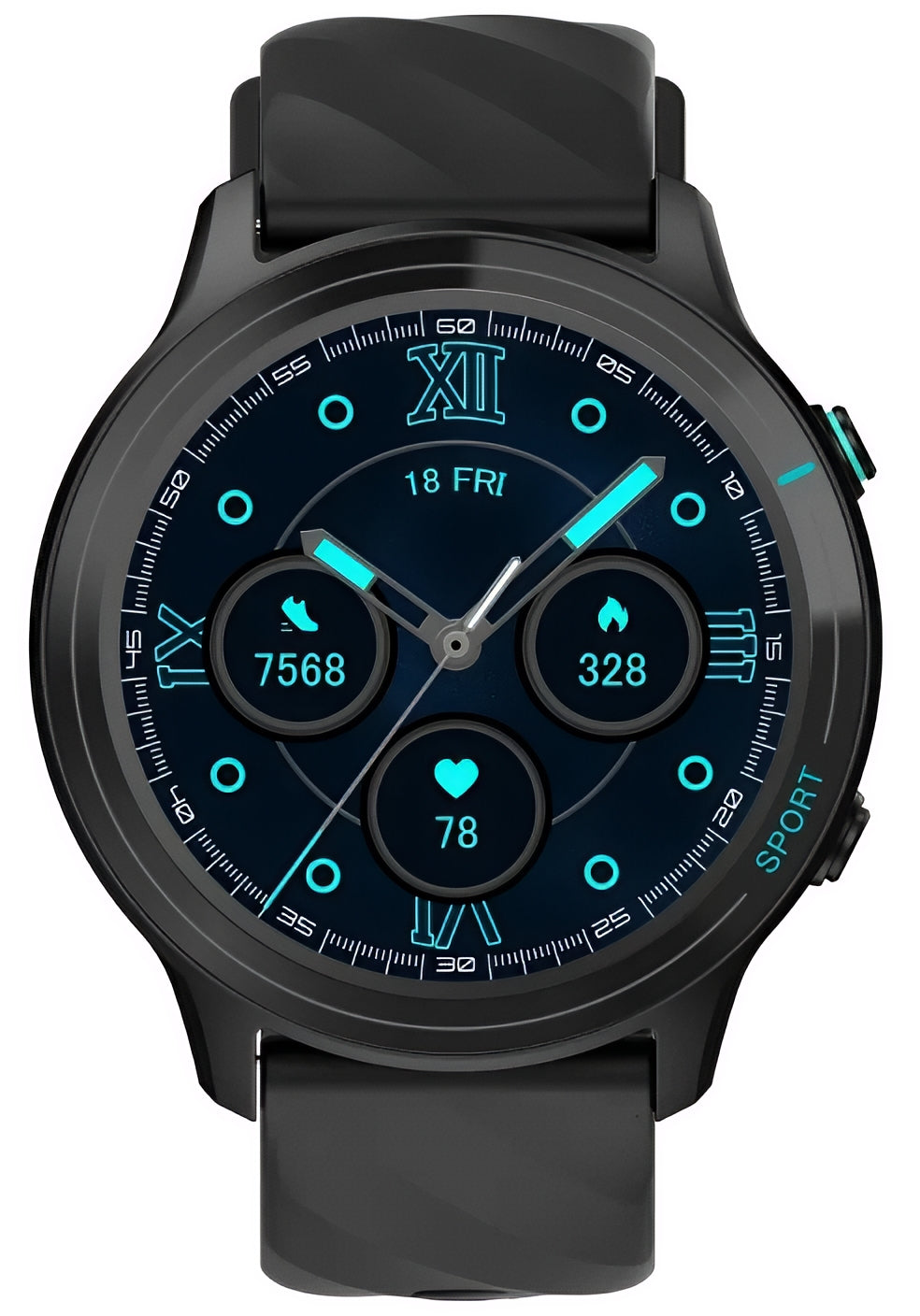 Pametni sat Titmo O-100 Call, Crni