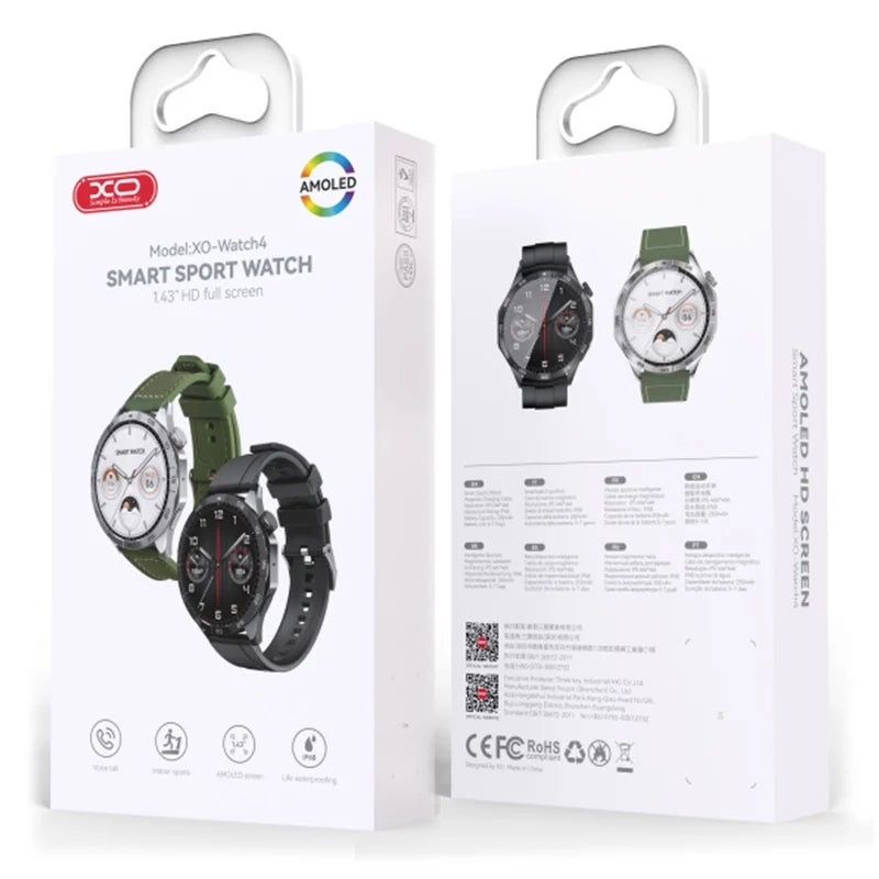 Smartwatch XO Design 4, Zelena