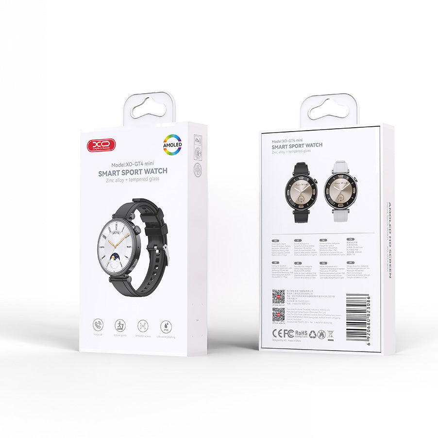 Smartwatch XO Design GT4 Mini, Crni