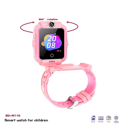 Smartwatch XO Design Kids H110, Roza