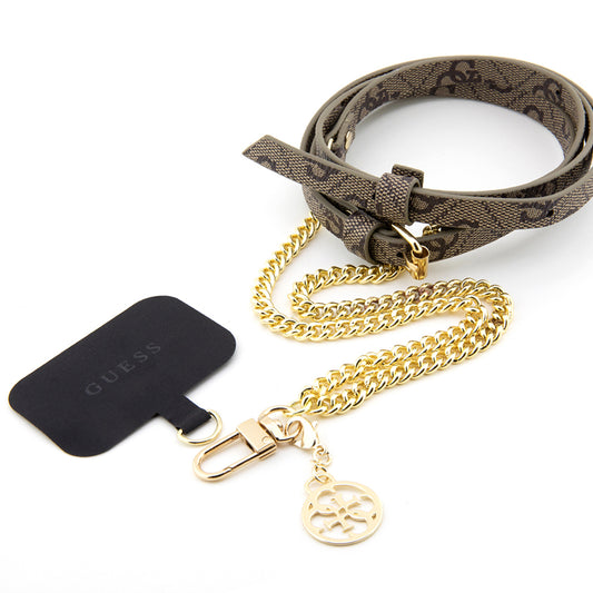 Lanac za telefon Guess 4G Chain CBDY, Smeđa
