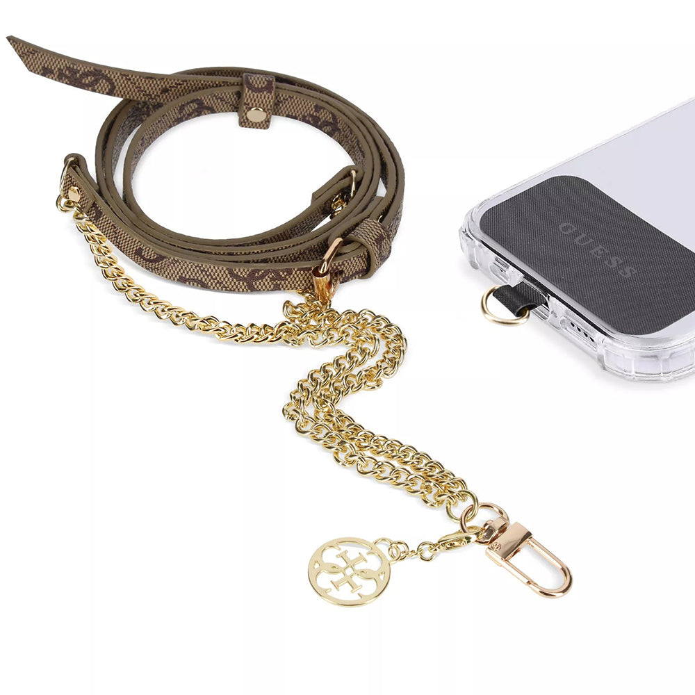 Lanac za telefon Guess 4G Chain CBDY, Smeđa