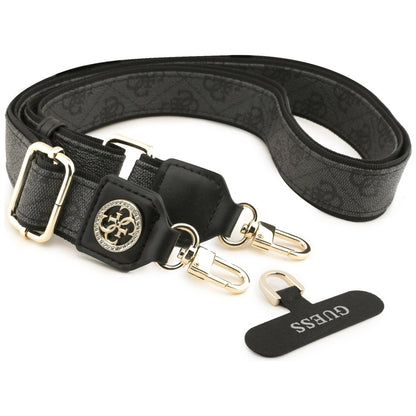 Telefonski remen Guess 4G Strass Metal Logo, Crni