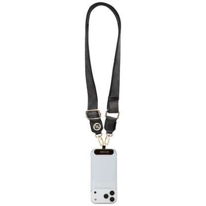 Telefonski remen Guess 4G Strass Metal Logo, Crni