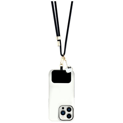 Hello Kitty Crossbody remen za telefon, crni