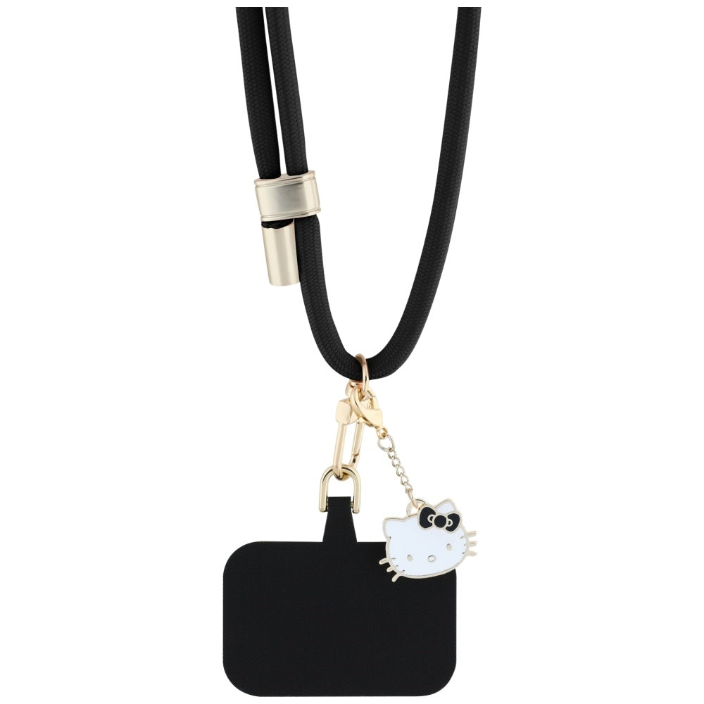 Hello Kitty Crossbody remen za telefon, crni