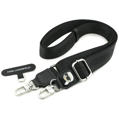 Telefonski kabel Karl Lagerfeld Karl Metal Logo, Crni