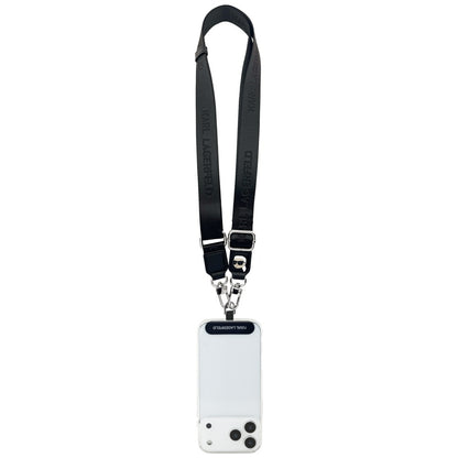 Telefonski kabel Karl Lagerfeld Karl Metal Logo, Crni