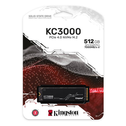 Solid State Drive (SSD) Kingston KC3000, 512GB, NVMe M.2 2280, PCIe SKC3000S/512G