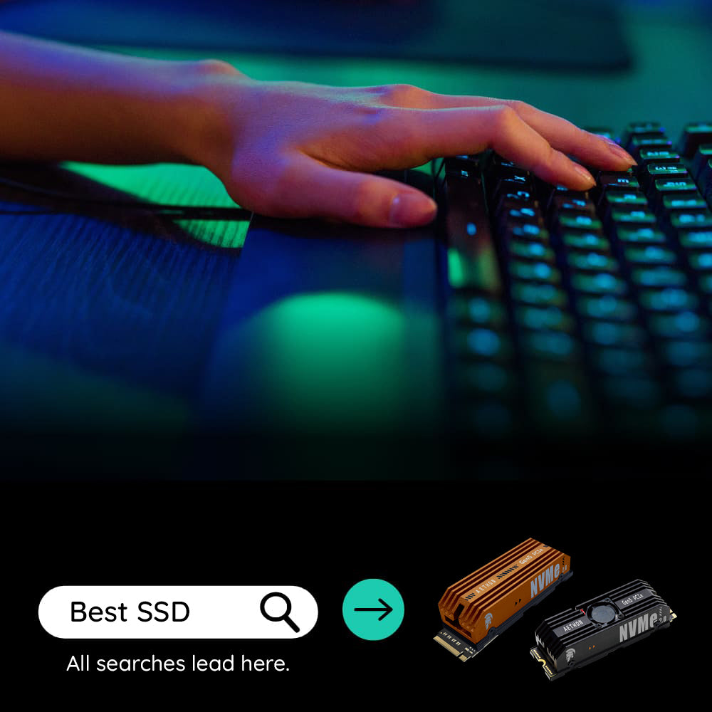 Solid State Drive (SSD) Dato Ares Aethon, NVME M.2, PCIe Gen5x4, 1TB, Crni ARSAT-1TB