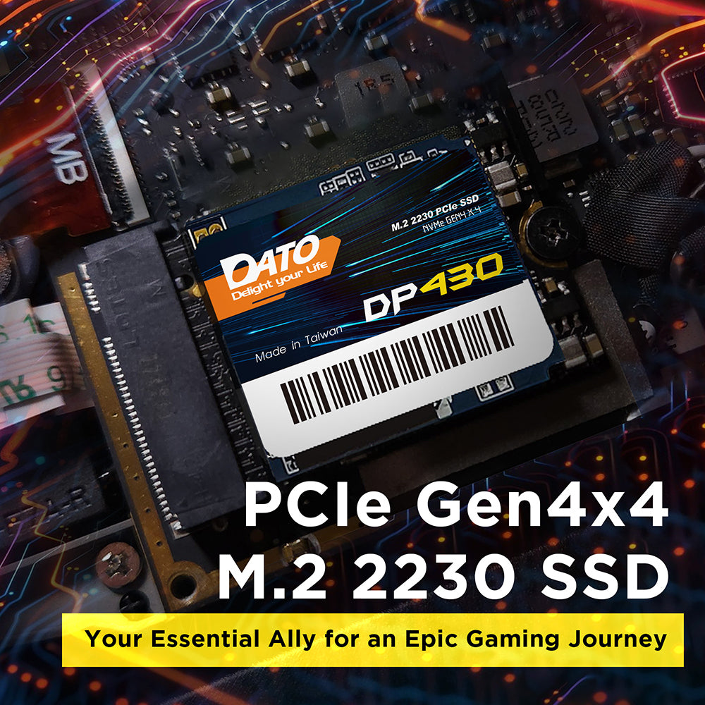 Solid State Drive (SSD) Dato DP430, NVME M.2 2230, PCIE Gen4x4, 1TB, Crni DP430SSD-1TB