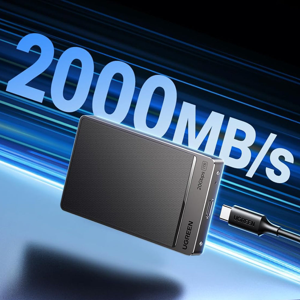 Solid State Drive (SSD vanjski) UGREEN 35270, 1TB, Sivi