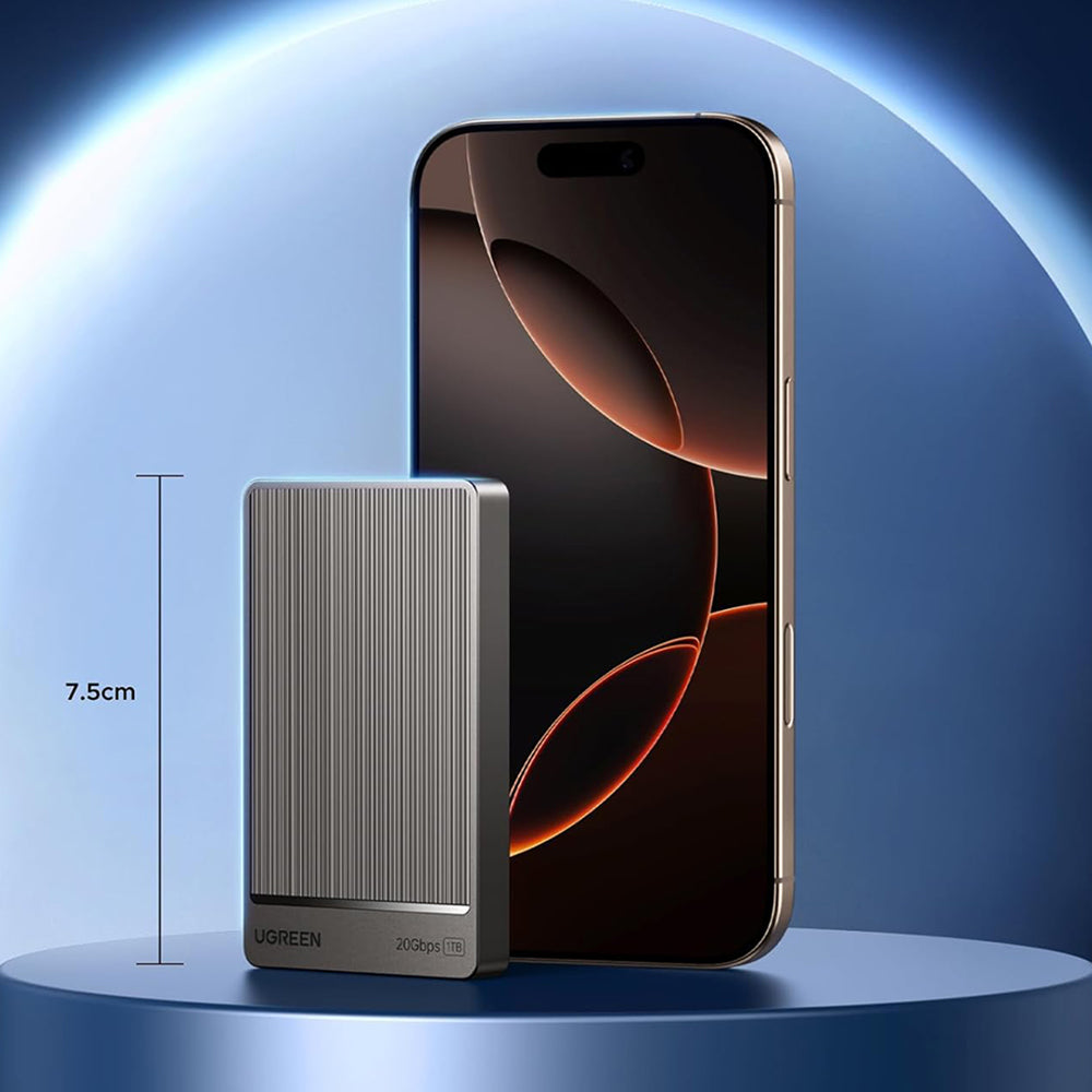 Solid State Drive (SSD vanjski) UGREEN 35270, 1TB, Sivi