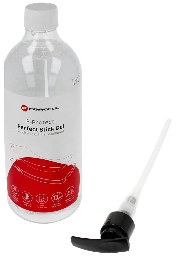 Gel rješenje Forcell Perfect Stick za nanošenje zaštitne folije od plastike / silikona, 1l