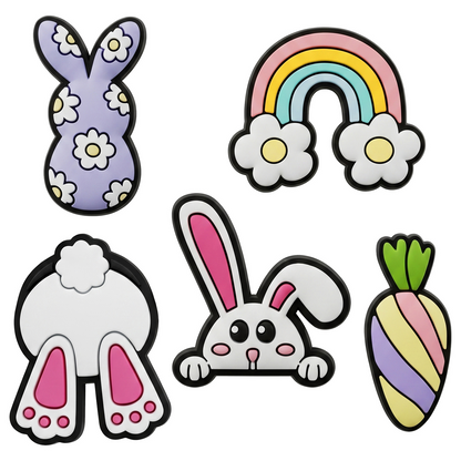 3D OEM Bunny naljepnica za masku telefona / tableta, set od 5 komada, višebojno
