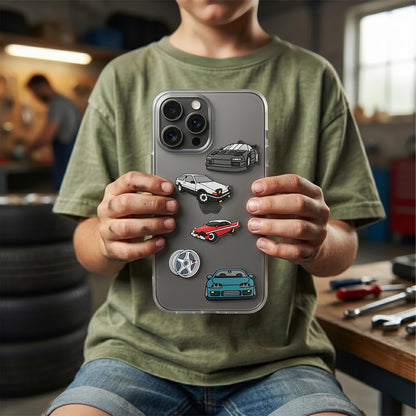 3D naljepnica OEM Fast Cars za masku telefona / tableta, set od 5 komada, višebojno