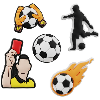 3D OEM Football naljepnica za masku telefona / tableta, set od 5 komada, višebojno