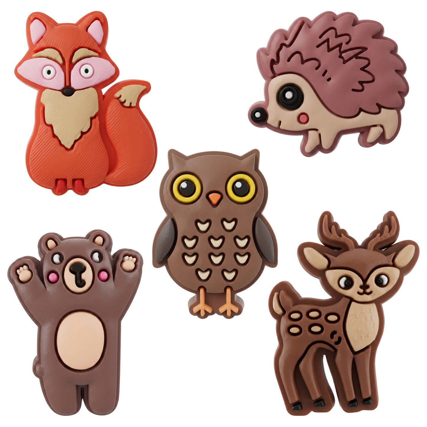 3D naljepnica OEM Forest za masku telefona / tableta, set od 5 komada, višebojno