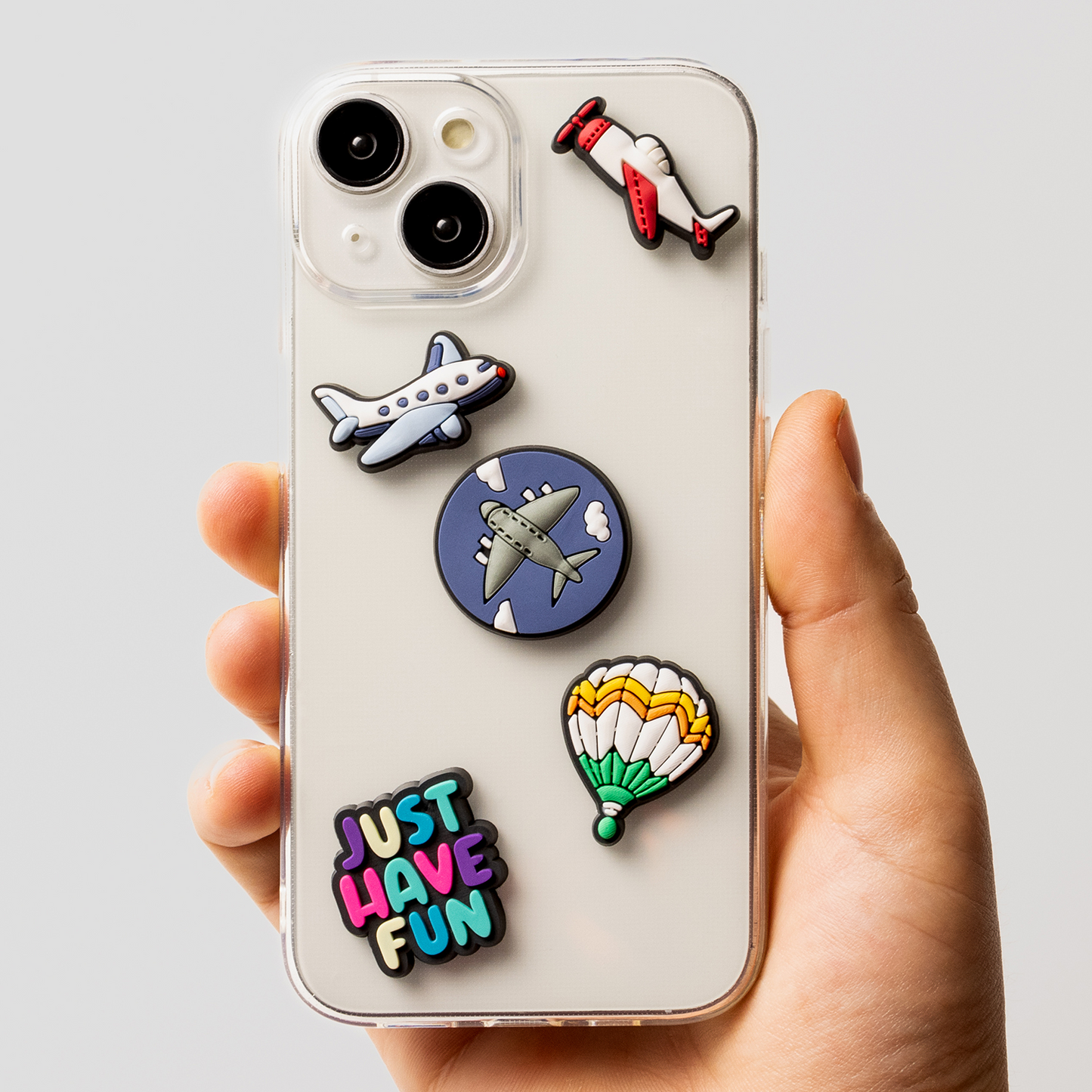 3D OEM Travel naljepnica za masku telefona / tableta, set od 5 komada, višebojno