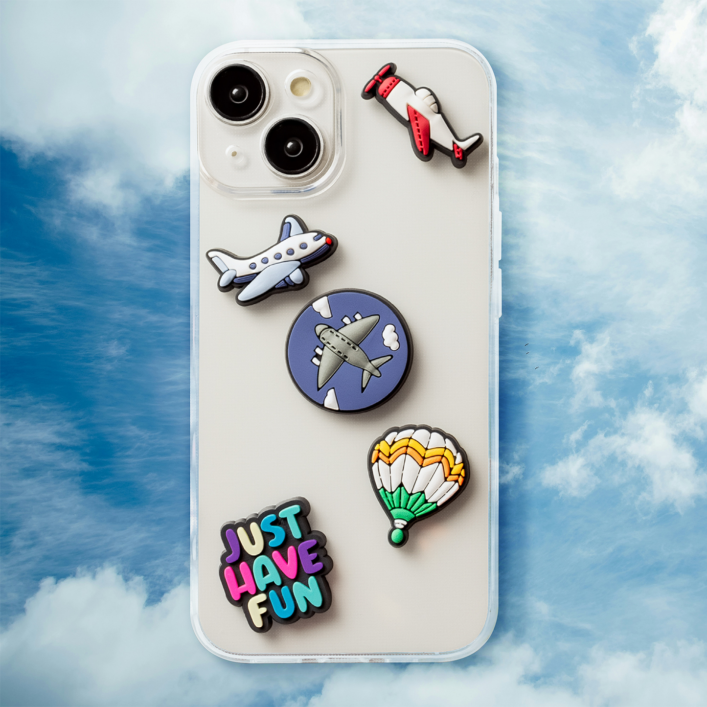 3D OEM Travel naljepnica za masku telefona / tableta, set od 5 komada, višebojno