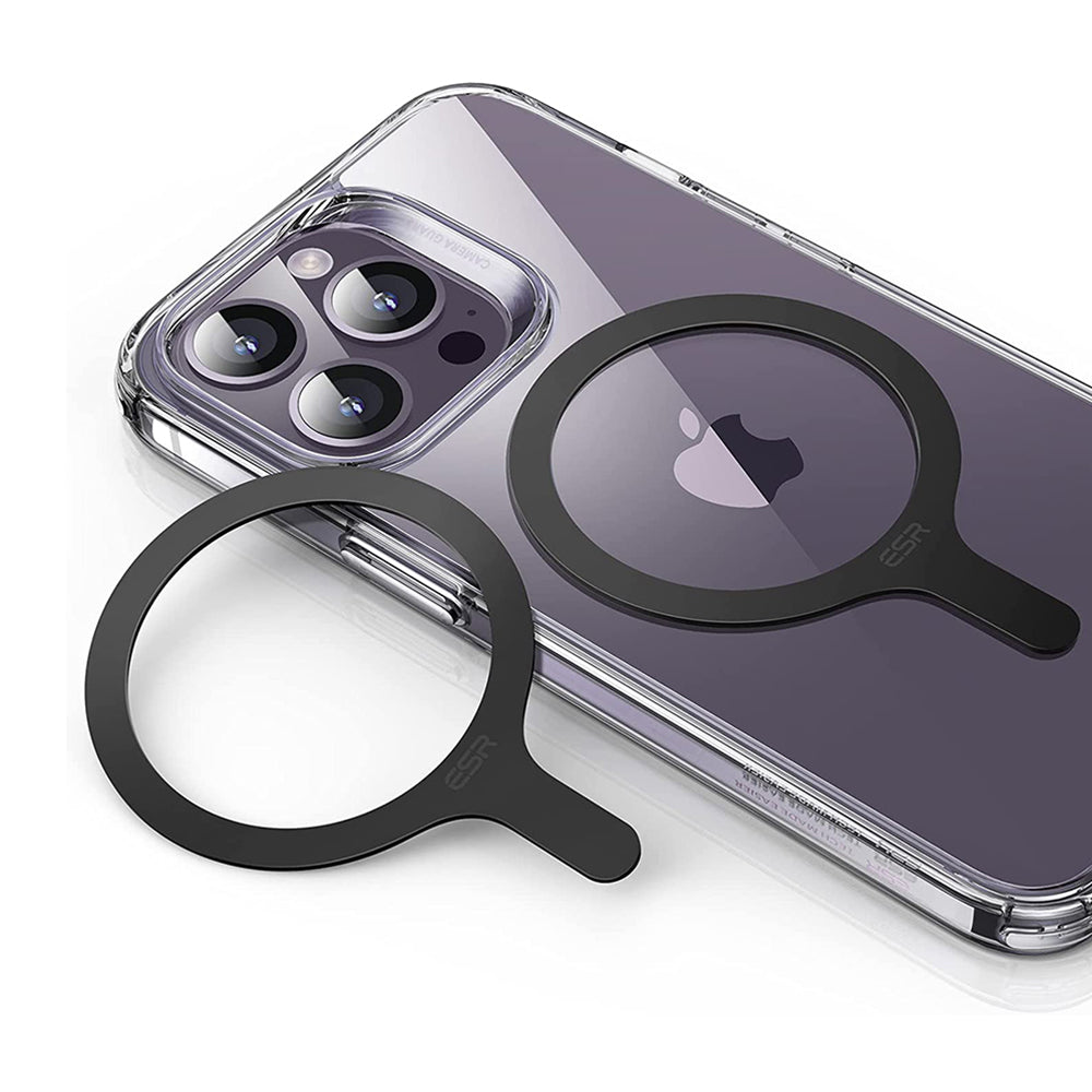 Metalna naljepnica ESR HaloLock, Set od 2 komada, Crna