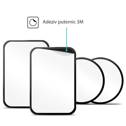 Sticker Metalic Techsuit MP02 2in1, Crni