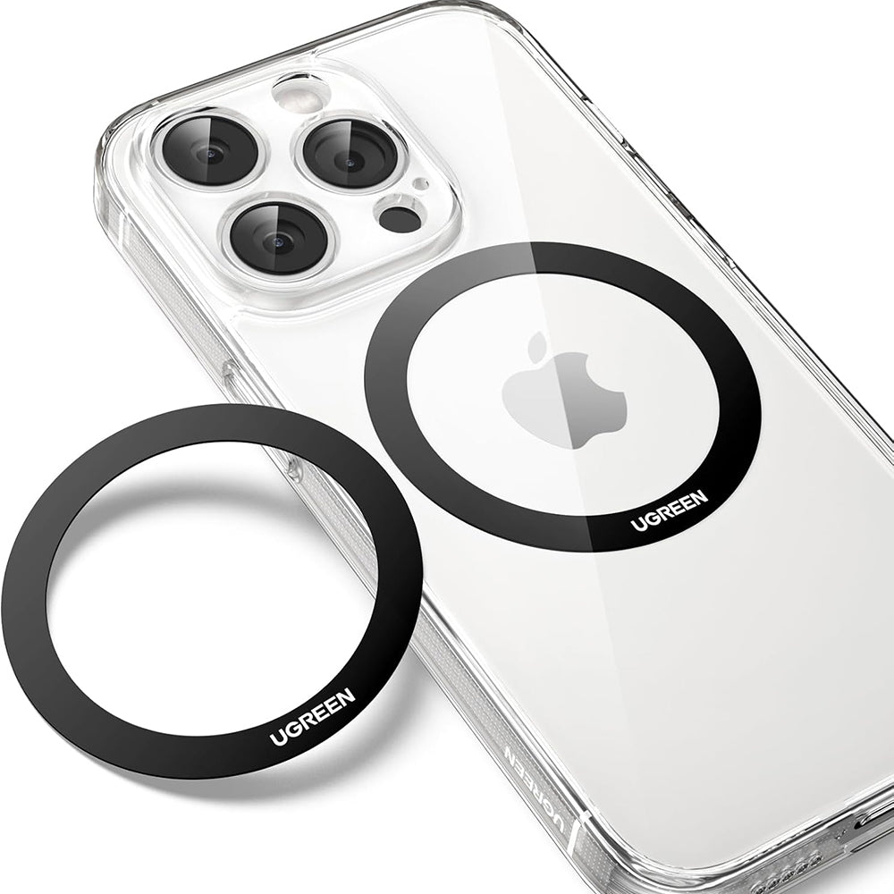 Metalna naljepnica UGREEN LP428 (25766), Set 2 komada, Crna