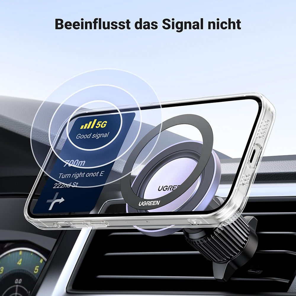 Metalna naljepnica UGREEN LP428 (25766), Set 2 komada, Crna