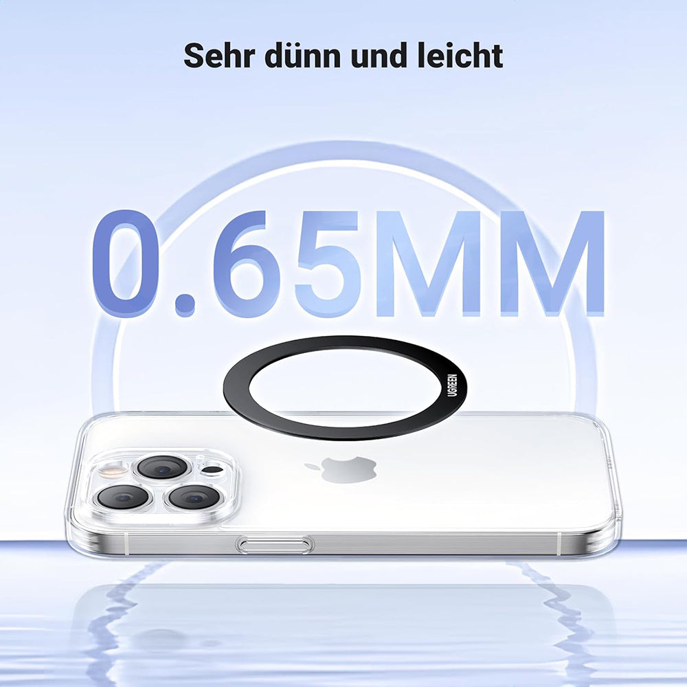 Metalna naljepnica UGREEN LP428 (25766), Set 2 komada, Crna