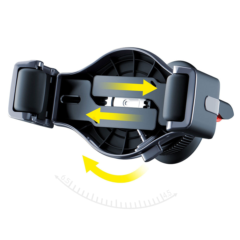 Auto nosač 3MK Memo Hug, 4.5inch - 6.7inch, Crni