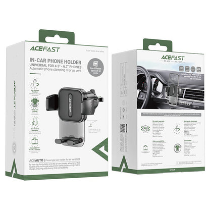 Auto nosač Acefast D25, 4.5inch - 6.7inch, Crni